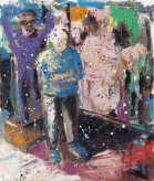 <strong>Paul Gossian</strong> - Don't Look Back (2015) - Oil on Canvas - 60.5 x 50.5 cm.